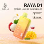 Elfbar Raya D1 Mango Lychee Bubblegum Disposal Vape