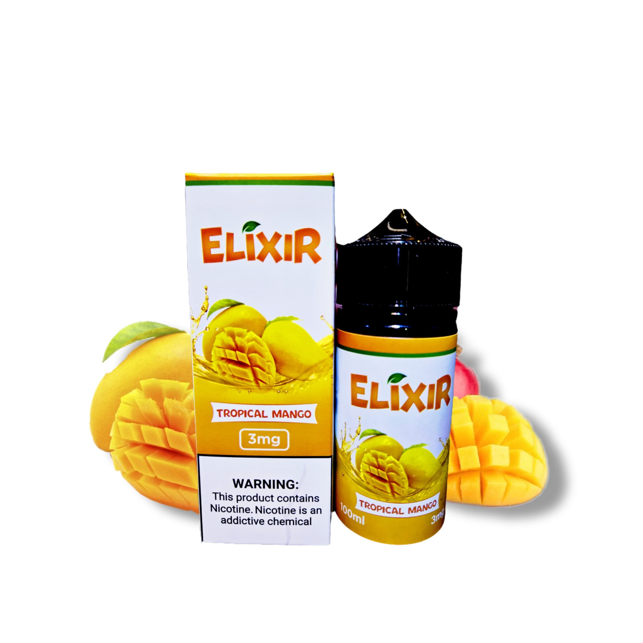 WhatsApp Image 2025-05-14 at 3.50.36 PM (2) ELIXIR Tropical Mango 100ml E-Liquid - Image 1