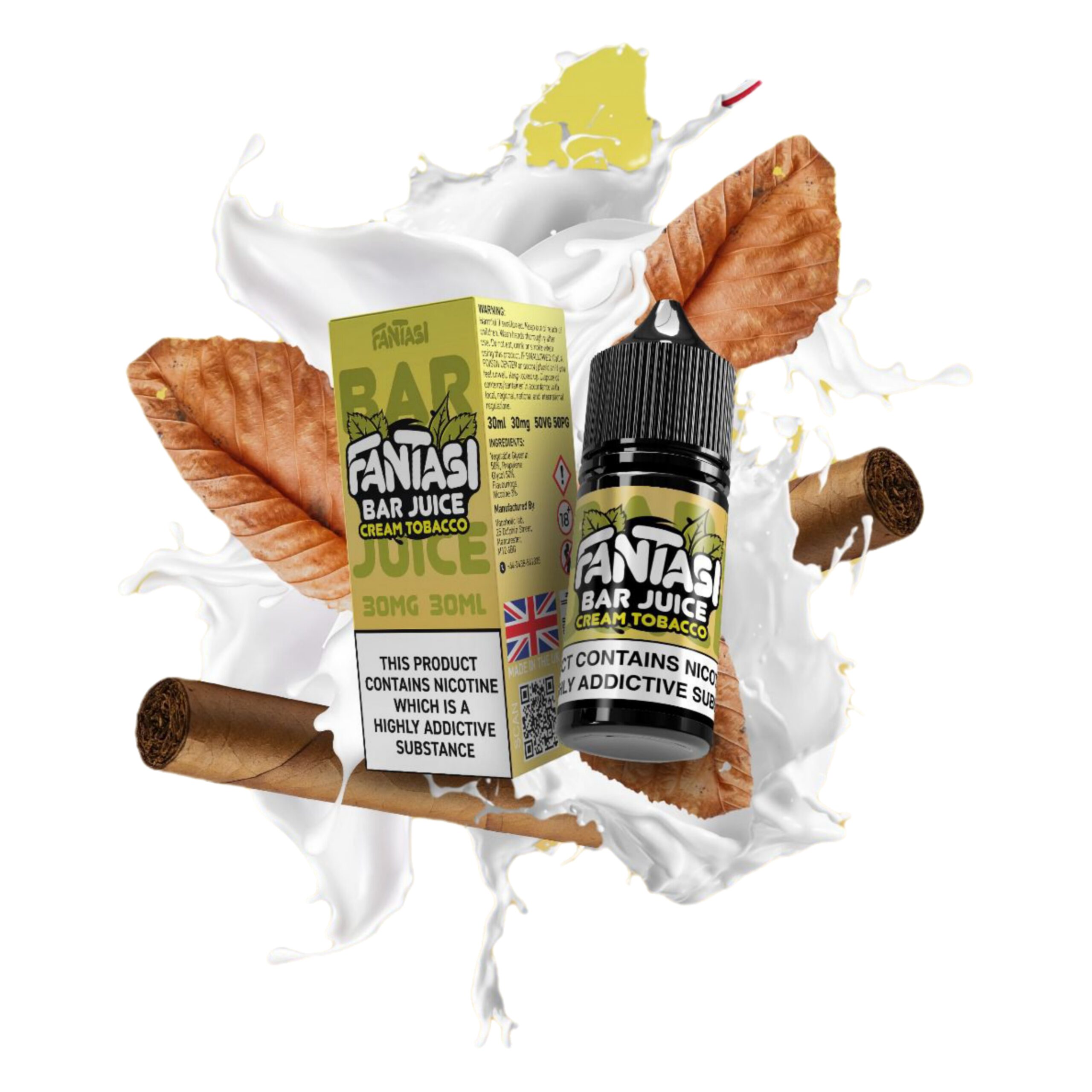Fantasi Bar American Tobacco Fantasi Bar Cream Tobacco Nicsalt 30ml - Image 1